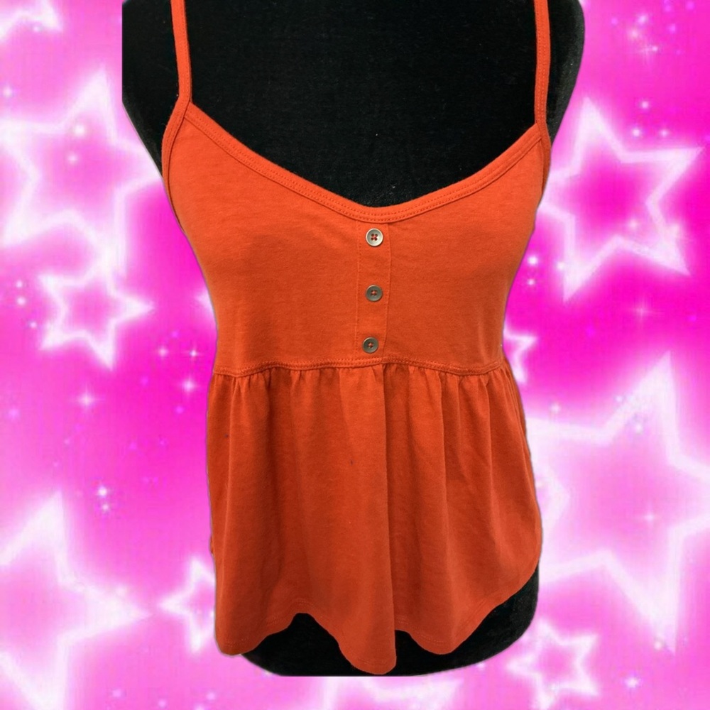 Hollister Rust Buttoned Camisole